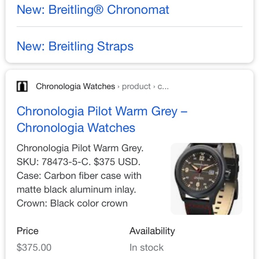 Chronologia watch